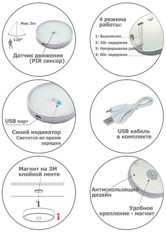 3000k 50lm 0 8w led08001 pir