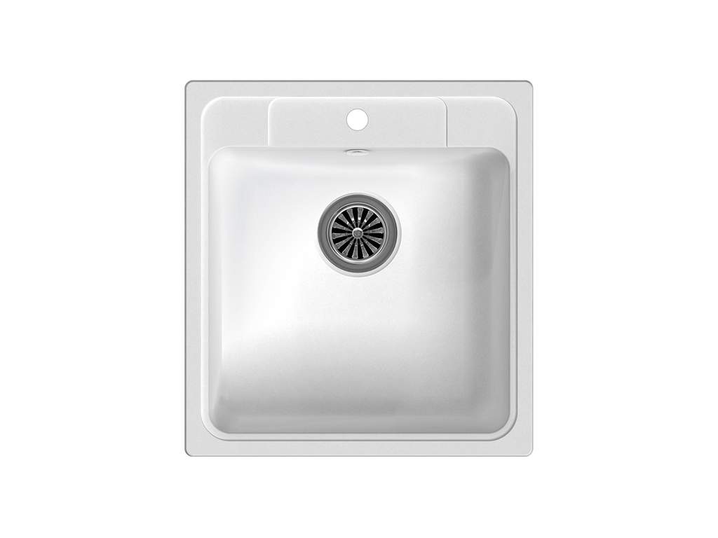 Мойка врезная EW-Е50, цвет иней, кварц (+сифон) GFEWE50.3 - купить в ...
