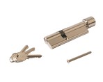 Цилиндр профильный с ручкой ELEMENTIS 40(ключ)/60(ручка), никелированный