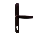 Гарнитур нажимной dormakaba BREMEN, 92/8/30мм, на толщину двери 38–80 мм, коричневый RAL 8017