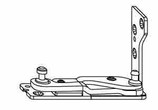 Петля нижняя рамная V-V AX30/13 левая (100кг)