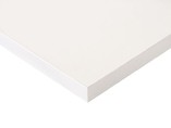 МДФ плита Luxe by Alvic (белый колониал металлик (Blanco Colonial Pearl Effect) глянец, 1220x18x2750 мм)