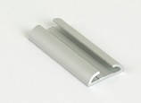 Направляющая для распашной двери, алюминий, L=5800 мм, серебро.