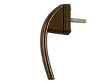 Ручка для окон из ПВХ Roto Swing (Штифт=37 мм, 45°, средняя бронза)