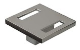 Ручка-кнопка для мебели FIRMAX (М/О=32 мм, металл, хромированный)