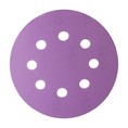 Шлиф круг HANKO PP627 Purple Paper 125мм 8отв Р220 на бум основе липучка
