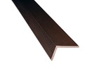 Угловой закрывающий L-профиль Wooddecker шоколад 40х60х4000 мм