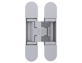 (1 кор.=2 петли) Петля скрытая ELEMENTIS, универсальная, 3D, 115x23 мм, 40 кг, цамак, серебро матовое