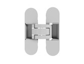 (1 коробка=2 петли) Петля скрытая ELEMENTIS, универсальная, 3D, 110x30 мм, 40 кг, цамак, хром матовый RAL 9006