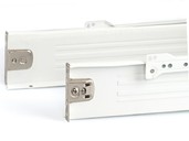 Комплект боковин на роликовых направляющих для выдвижного ящика Firmax (H=86 мм, L=270 мм, белый)