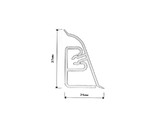 Бортик пристеночный Королевский опал светлый слюда 37x24x4200мм