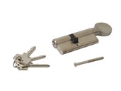 [ПОД ЗАКАЗ] Личинка замка двери с ручкой Roto 45(р)/35(к) (никелированный)