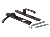 Dvernoi garnitur DHS 2685 33 Ral 8019 Asteks Treiding AST0030 05 001 большие дверные ручки для входных дверей