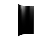 Фасад радиусный вогнутый ALV0003 K18 R240 H716 черный (Negro) глянец