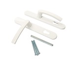 Гарнитур нажимной Maxbar BATI подпруж. 36/92 Белый RAL9016 на профиль 70мм