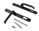 Гарнитур нажимной подпружиненный DENIZ, 25/92 черный RAL9005