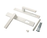 Гарнитур нажимной подпружиненный Romante 32/92 (3 винта), белый RAL9016