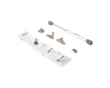 Газовый подъемник мебельный Firmax 100N 3,2-3,5кг (комплект из 4 частей + саморезы), белый