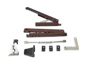 Комплект фрамужный VENTUS, коричневый RAL8017