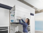 Комплект подъемного механизма TOP STAY ST для складных фасадов, индекс h=880-959 мм, нагрузка 5,2-8,8 кг, белый