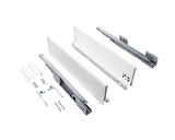 Комплект ящика Firmax Smartline, длина 500 мм, высота 135 мм, Push-to-Open, белый