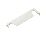 Накладка декоративная нижней петли на раме левая белая (скрытая)