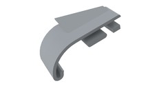 Накладка торцевая АЛЮСТАРТ (FP-16/18), левая, серая