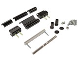 Петля Dr.Hahn KT-RV 3-х секц. в фурнитурный паз, черный, RAL9005