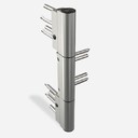 Петля Maxbar KT-RKN 16.5-26 мм, Серебро (EV1) 3-х секционная