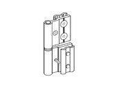 Петля для алюминиевой двери ALUTECH-ALT111 (RAL9006)