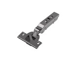 Петля для накладных дверей Alphalux Titan Clip-On, Soft-Close, угол открывания 100°, 48мм, чашка 35 мм, титан