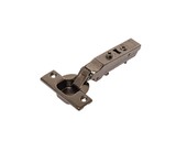 Петля для накладных дверей Alphalux Titan Clip-On, без пружины, угол открывания 100°, 48мм, чашка 35 мм, титан