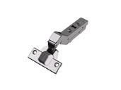 Петля для угловых дверей +30° Alphalux Titan Clip-On, Soft-Close, угол открывания 100°, 48мм, чашка 35 мм, титан