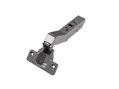Петля для угловых дверей +45° Alphalux Titan Clip-On, Soft-Close, угол открывания 100°, 48мм, чашка 35 мм, титан