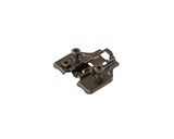 Планка монтажная 3D для петель Firmax Smartline Clip On, Soft-Close, H=2, крестовая с регулировкой по высоте, под евровинт, черный никель