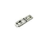 Планка монтажная для петель Firmax Smartline Clip-On, H=1, прямая с регулировкой по высоте, под саморез, никель