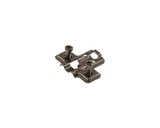 Планка монтажная для петель Firmax Smartline Clip On, Soft-Close, H=0, крестовая, евровинт, черный никель