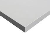 МДФ плита Luxe by Alvic (серый жемчуг (Gris Perla) глянец, 1220x18x2750 мм)