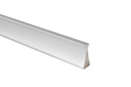 Профиль ручка для фасадов, серия FORT352, L=3000 мм, алюминий, серебро.
