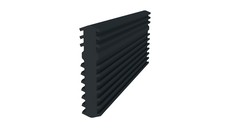 Стыковочный профиль 5x22.5 мм, L=2050 мм, черный