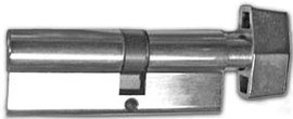 Цилиндр профильный Maxbar с плоской ручкой 35 (ручка)/70 (ключ), никел.