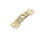 Рег. ответная планка дверного шпингалета для порога, плоская, высота 9,2 мм. отверстие под ригель 11*13,5 мм