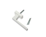 Ручка оконная Internika RIO, 38 мм, 45°, 2 винта, белый RAL9016