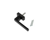 Ручка оконная Internika RIO, 38 мм, 45°, 2 винта, черный RAL9005