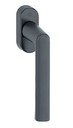 Ручка оконная алюминиевая  HOPPE Hamburg, штифт vario fit 32-42 мм, 45°, 2 винта М5х45,  2 винта М5х50, черный матовыйF9714M