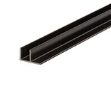 Угловая планка F-обр. для стеновых панелей, черный