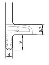 Уплотнитель для окон Deventer S6586 (серый) [норма отпуска 5 м]