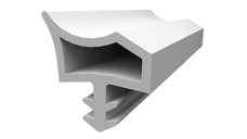 Уплотнитель контурный для межкомнатных дверей DEVENTER, ТПЕ, белый