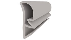Уплотнитель контурный для межкомнатных дверей, ТЭП, серый RAL 7040