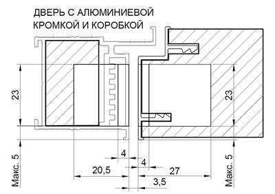 (1 кор.=2 петли) Петля скрытая ELEMENTIS, универсальная, 3D, 115x23 мм, 40 кг, цамак, серебро матовое Изображение 10